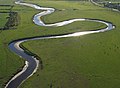 River Wampool near to Angerton, Cumbria, Great Britain.