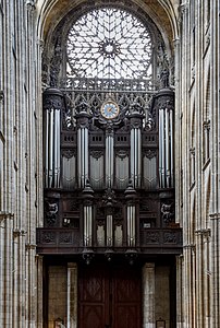The grand organ, inside the west front