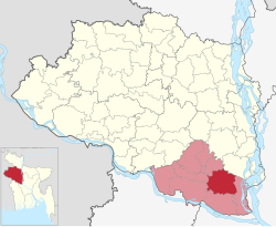 Location of Santhia