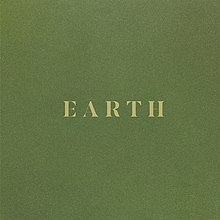 A green background with "EARTH" in green