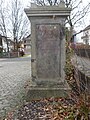 Grabstein von Schoenebeck vor dem Gesundheitsamt in Altenkirchen