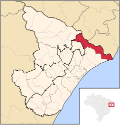 Propriá – Mappa