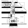 Schematische Darstellung der Tauchturmanlage Berlin