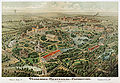 Image 6 Tennessee Centennial and International Exposition Lithograph: Henderson Lithograph Company; restoration: Trialsanderrors An aerial view of the Tennessee Centennial and International Exposition, a belated celebration of the 100th anniversary of Tennessee's entry into United States held between May 1 and October 31, 1897, in what is now Centennial Park, Nashville. Various exhibits were held. For instance, the host city built a full-scale replica of the Greek Parthenon, whereas Memphis constructed a large pyramid. More selected pictures