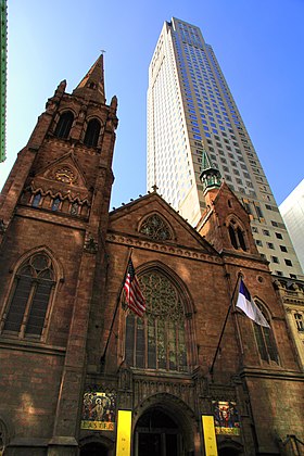 Lieu de culte de l'Église sur la Cinquième avenue.