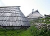 Roofs of huts in Velika Planina