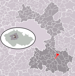 Vyžlovka – Mappa