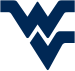 All navy flying WV West Virginia logo