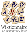 Wikizionari logo da traformare in lingua lombarda