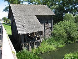 Водяная мельница на Гольшанке в Гольшанах