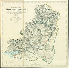 Description de l'image 1833. Detailed map of the Don Cossack Host.jpg.