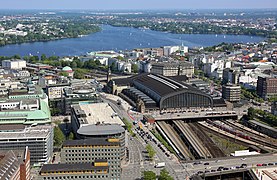 Hamburg Hauptbahnhof, the busiest railway station in Germany