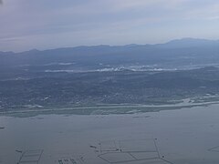 Angono, Laguna Lake from air