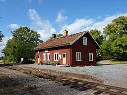 Bärby järnvägsstation 2009.