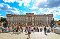 Image 12Tourists at Buckingham Palace (from Tourism in London)