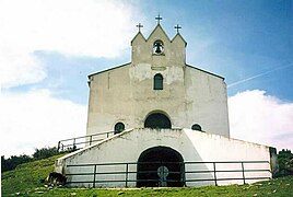 Col d'Osquich, chapelle Saint-Antoine (clocher trinitaire)