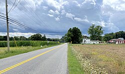 Farmland south of Doylestown along Calaboone Road