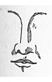 Rhinoplasty: Nasal Class III. The African nose. (Nasology Eden Warwick, 1848)