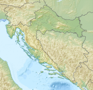 Rab na zemljovidu Hrvatske