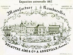 Carte de visite créée pour l'Exposition.