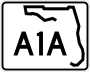 State Road A1A Alternate marker