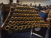 Boo II on display at a Harry Partch Institute open house