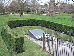 Stèle à Hyde Park.