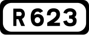 R623 road shield}}