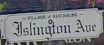 Islington_Avenue_Kleinburg_Sign