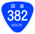 National Route 382 shield