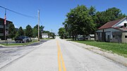 Looking north on Larrick Road in Lees Creek