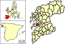 Moaña – Mappa