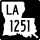 Louisiana Highway 1251 marker