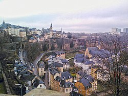 Skyline of Luxembourg City