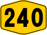 Federal Route 240 shield}}