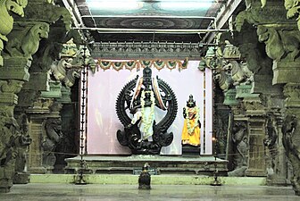 Shiva-Nataraja in the Thousand-Pillar-Hall of Meenakshi Temple in Madurai, Tamil Nadu