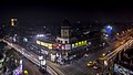 Vivekananda Road and APC Road Crossing, night view