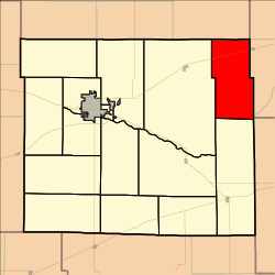 Location in Ford County