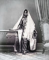 Girl from Karachi, Sindh, in a shalwar and Choli. c. 1870. Oriental and India Office Collection, British Library.