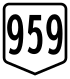 Route 959 shield