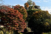 苗木城の紅葉