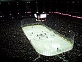 Die Nationwide Arena bei einem Spiel der Columbus Blue Jackets gegen die Boston Bruins