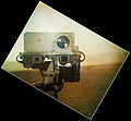 Curiosity's self-portrait (7 September 2012; color-corrected)
