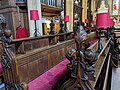 Pews around the altar.