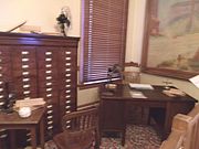Replica of the original Office of the Secretary of State. The office is located on the third floor of the Arizona State Capitol Museum.