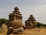 Two Small Monolithic Temples Known As Pidari Amman Ratha