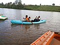 Canoe on the Dschang Municipal Lake