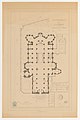 Plan de la cathédrale de Cambrai, par C. L. Génuys (1883).