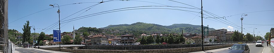 Pogled na Bistrik. View on Bistrik, Sarajevo