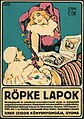 The cover of the newspaper Röpke Lapok by Richard Geiger featuring Pierrot and Columbine